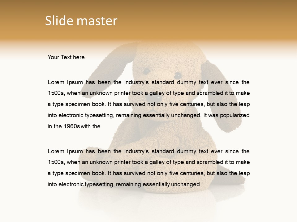 Cute Lovely Pup PowerPoint Template