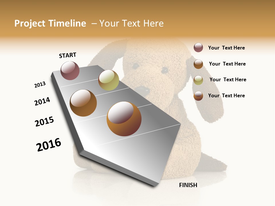 Cute Lovely Pup PowerPoint Template