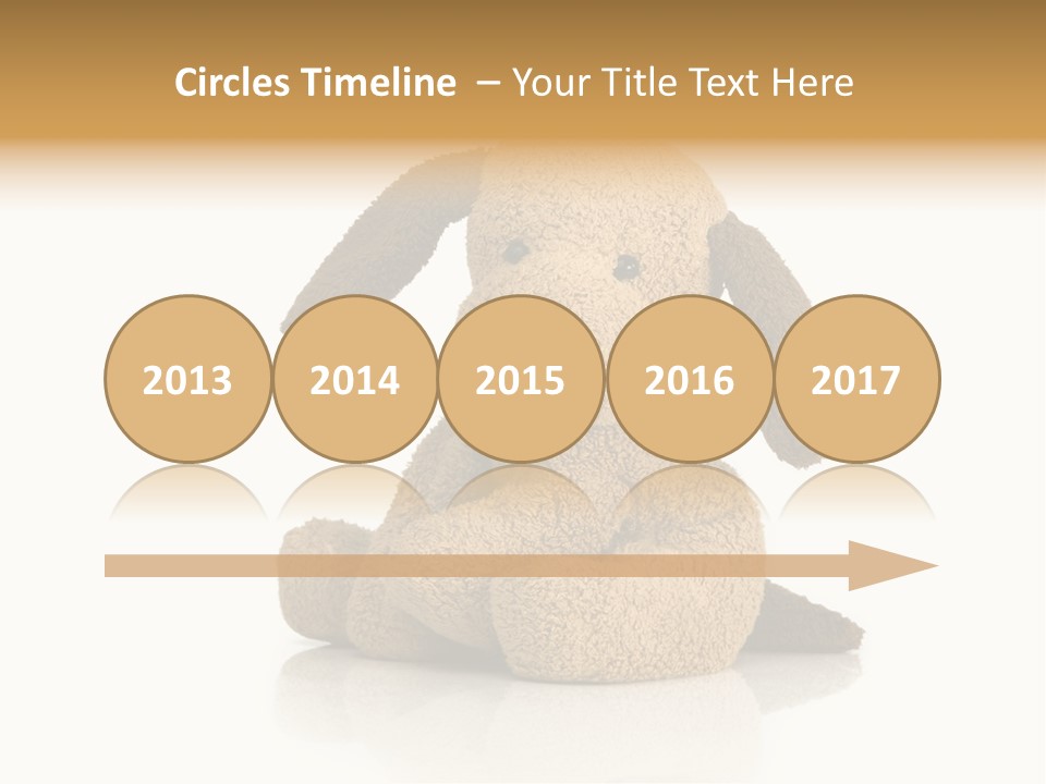 Cute Lovely Pup PowerPoint Template