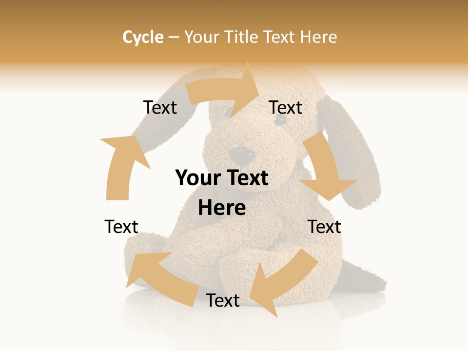 Cute Lovely Pup PowerPoint Template