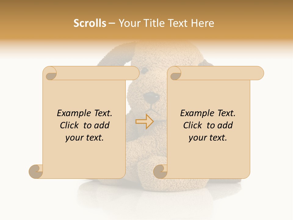 Cute Lovely Pup PowerPoint Template
