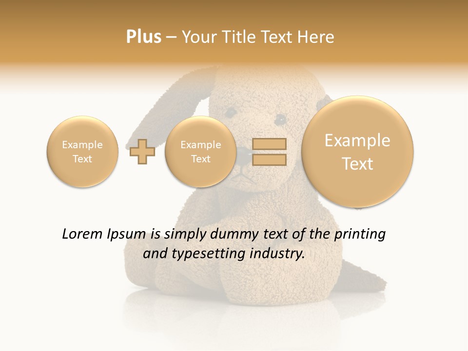 Cute Lovely Pup PowerPoint Template