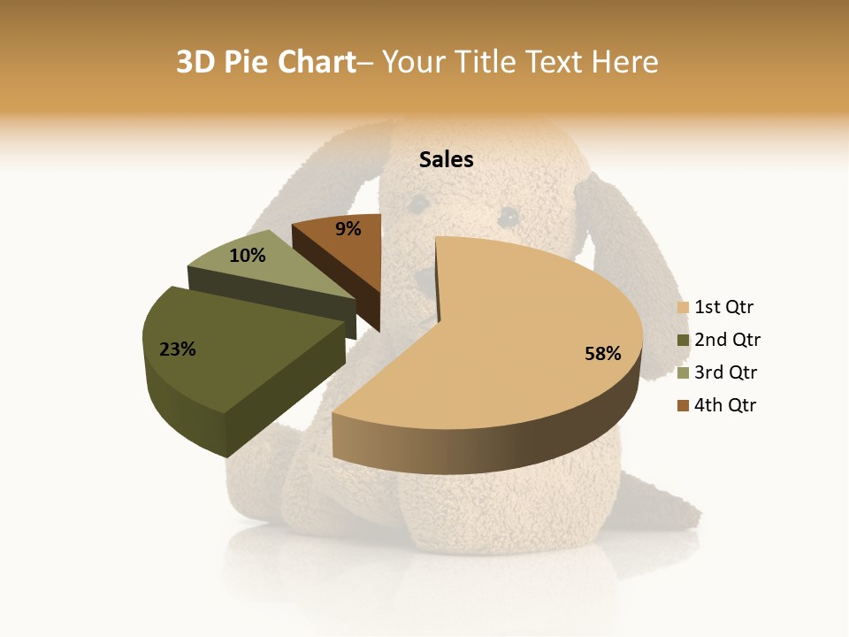 Cute Lovely Pup PowerPoint Template