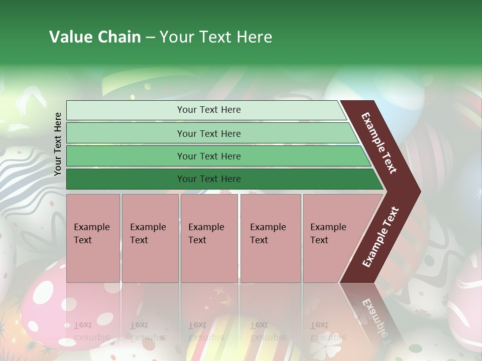 Digitally Generated Image Horizontal Easter PowerPoint Template