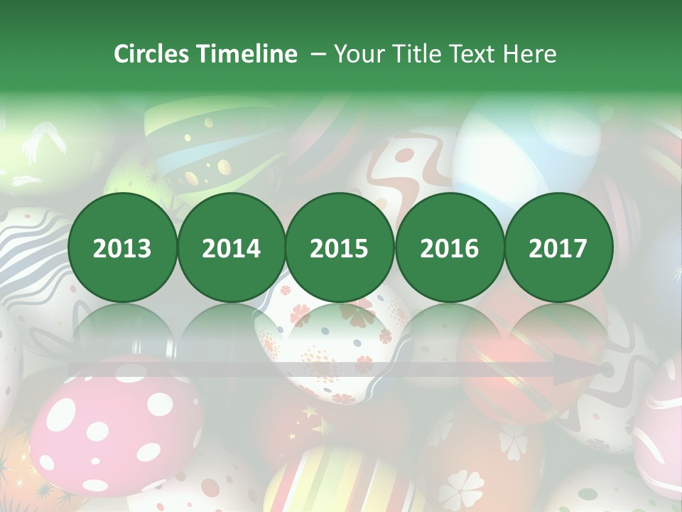 Digitally Generated Image Horizontal Easter PowerPoint Template