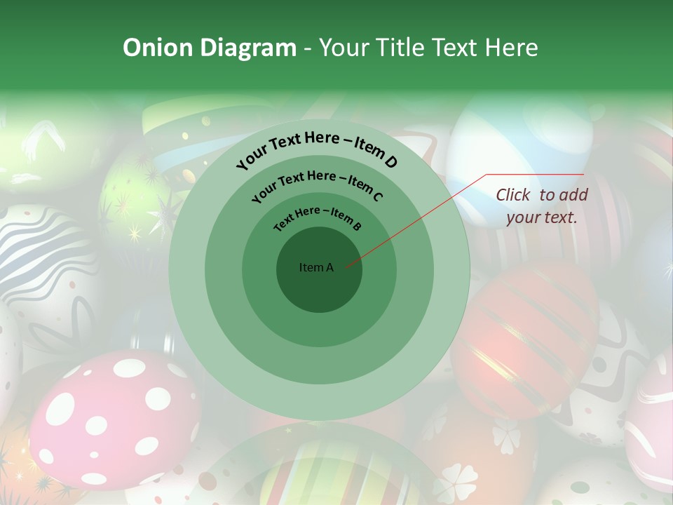 Digitally Generated Image Horizontal Easter PowerPoint Template