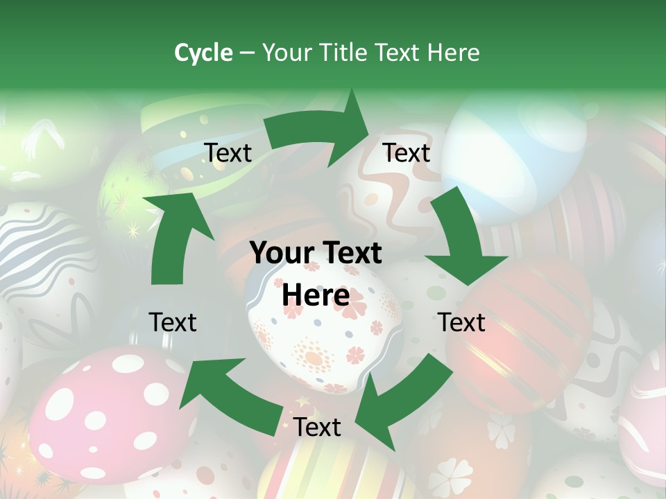 Digitally Generated Image Horizontal Easter PowerPoint Template