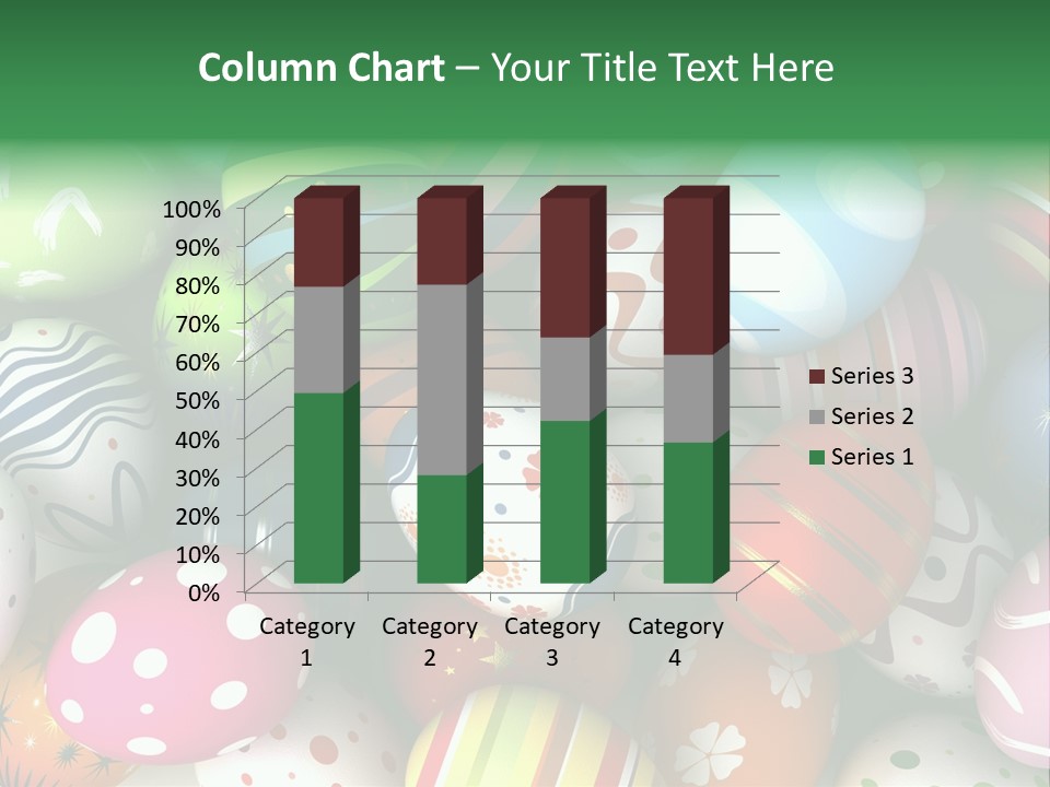 Digitally Generated Image Horizontal Easter PowerPoint Template