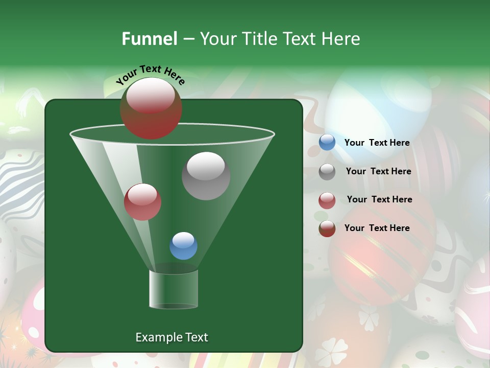 Digitally Generated Image Horizontal Easter PowerPoint Template