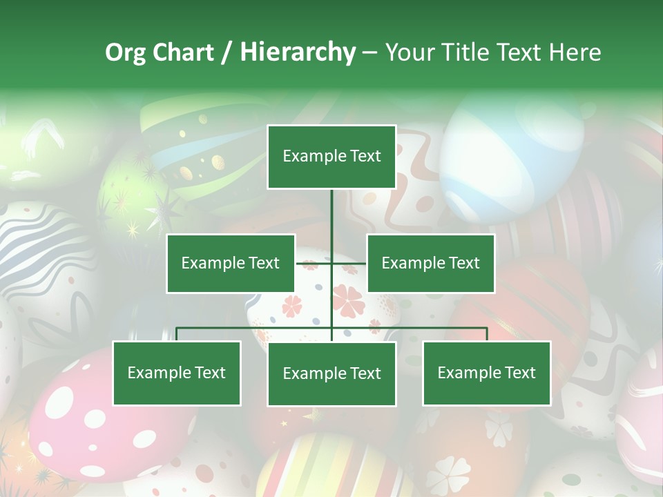 Digitally Generated Image Horizontal Easter PowerPoint Template