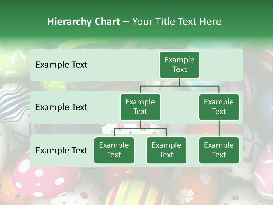 Digitally Generated Image Horizontal Easter PowerPoint Template