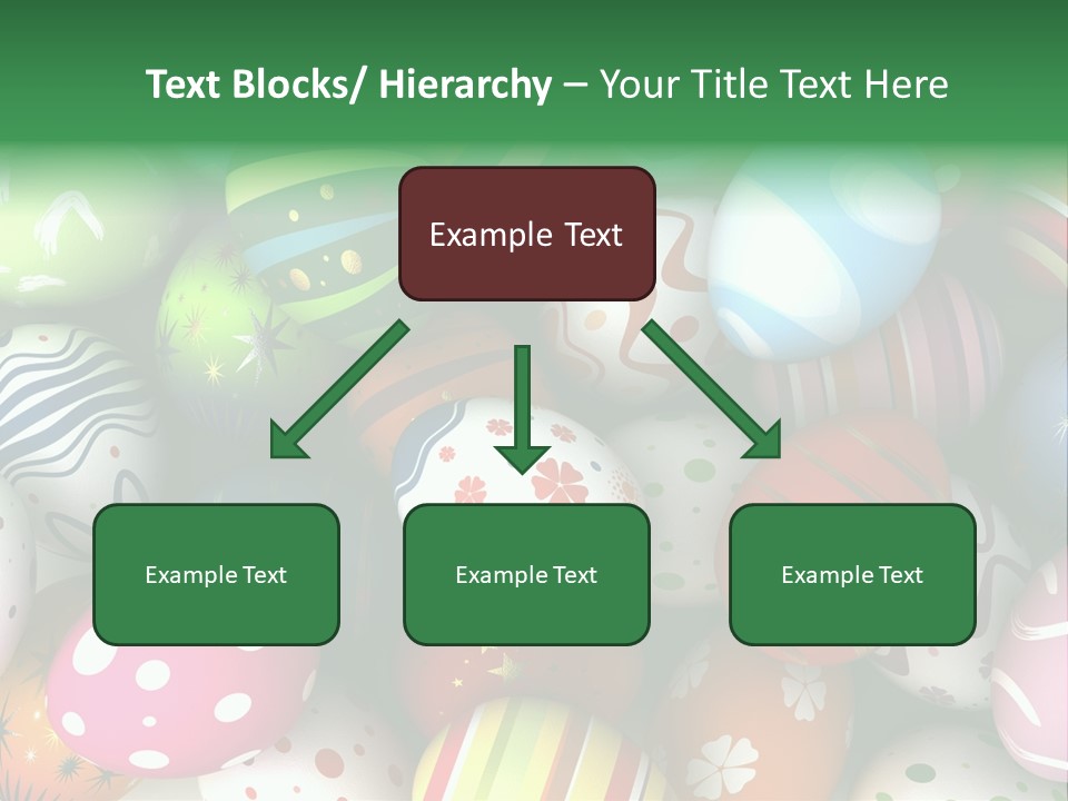 Digitally Generated Image Horizontal Easter PowerPoint Template
