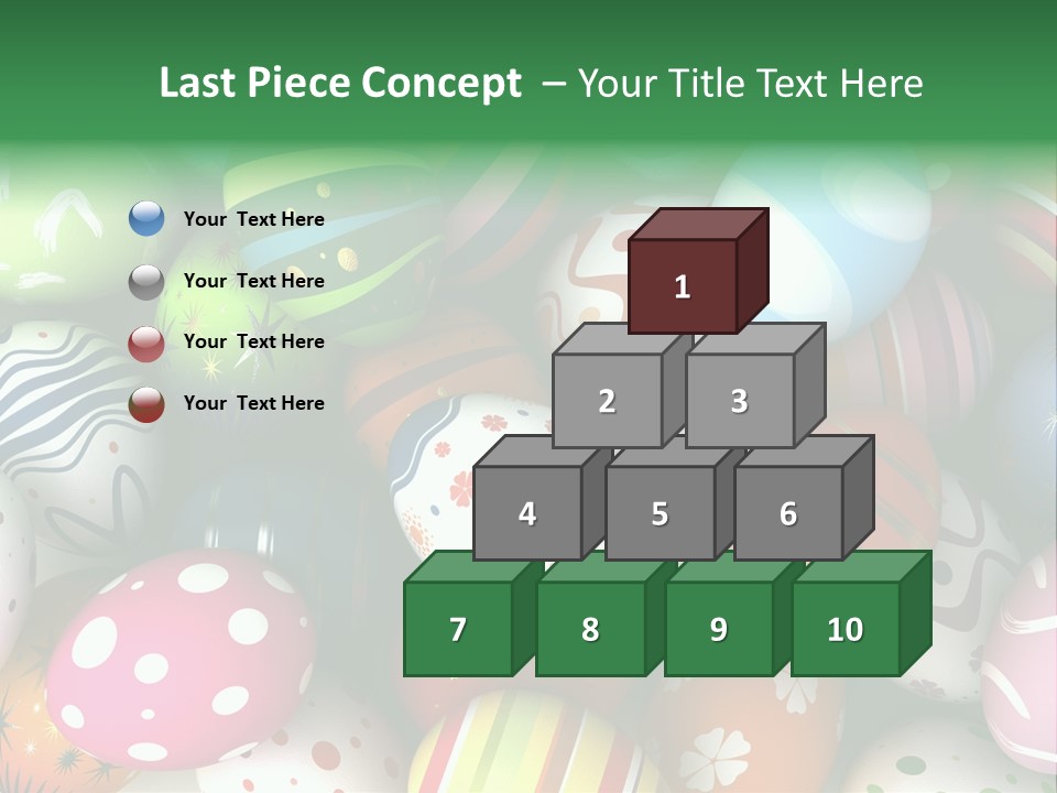 Digitally Generated Image Horizontal Easter PowerPoint Template