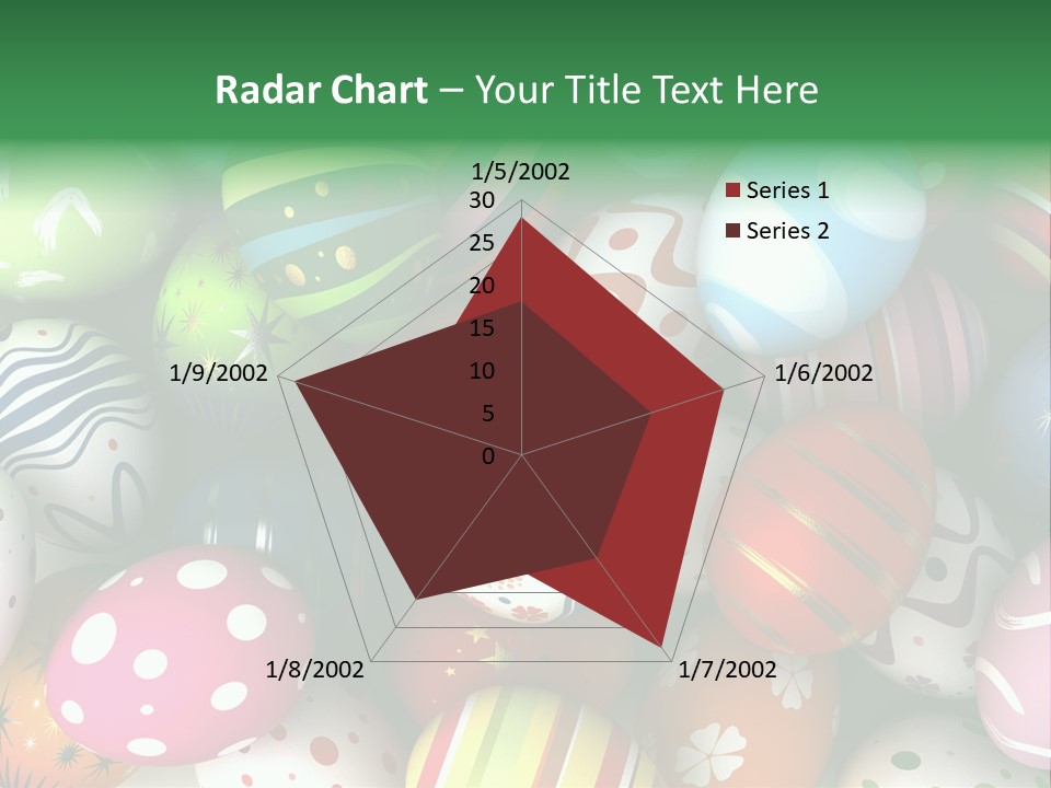Digitally Generated Image Horizontal Easter PowerPoint Template