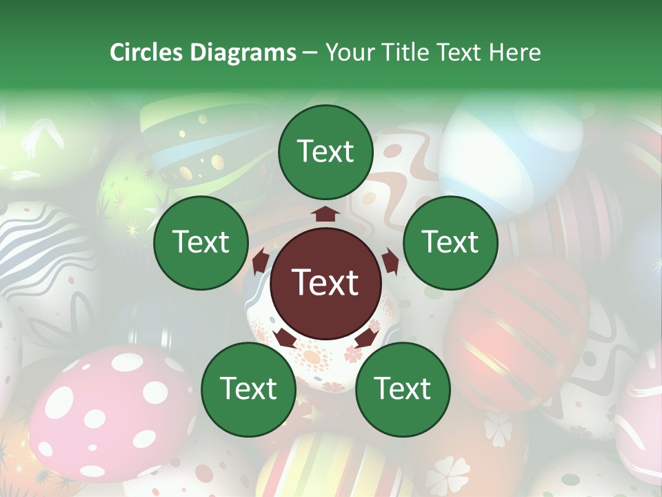 Digitally Generated Image Horizontal Easter PowerPoint Template