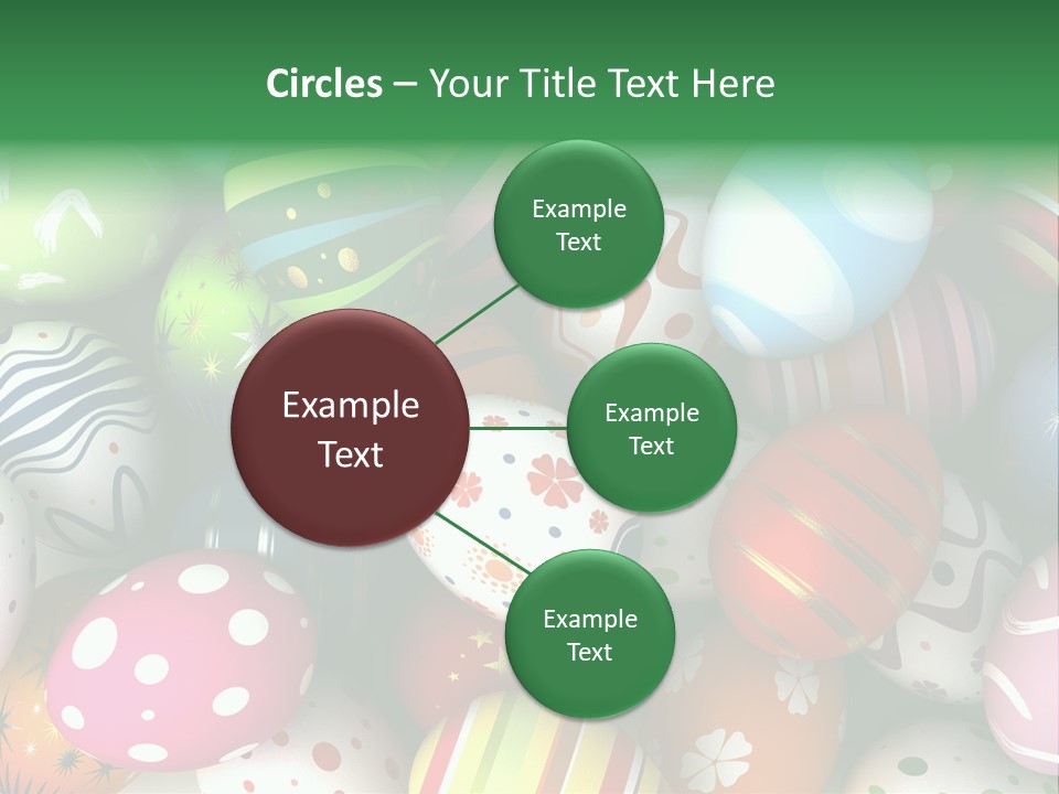 Digitally Generated Image Horizontal Easter PowerPoint Template