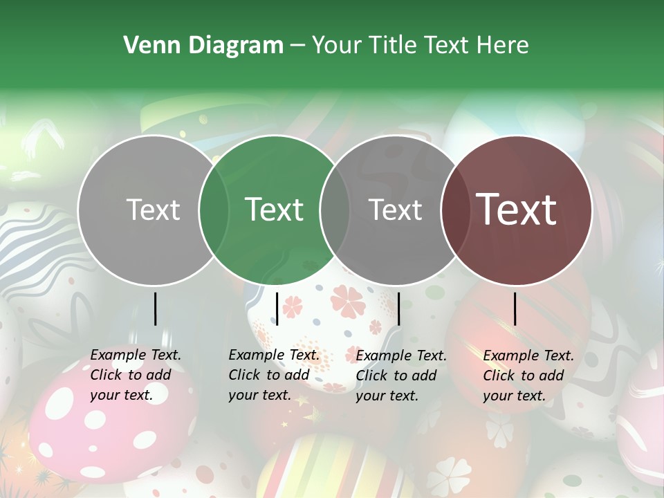 Digitally Generated Image Horizontal Easter PowerPoint Template