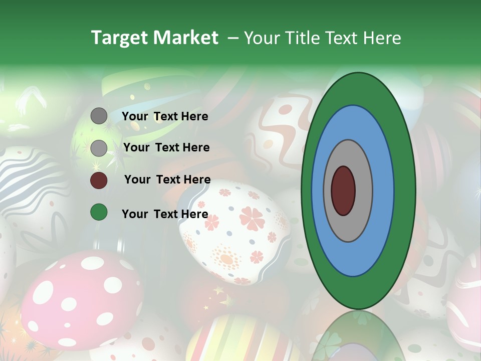 Digitally Generated Image Horizontal Easter PowerPoint Template