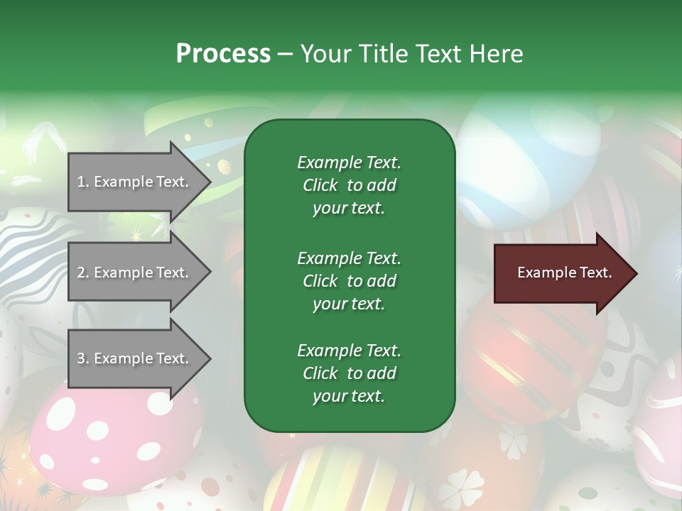 Digitally Generated Image Horizontal Easter PowerPoint Template