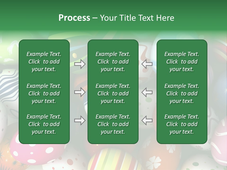 Digitally Generated Image Horizontal Easter PowerPoint Template