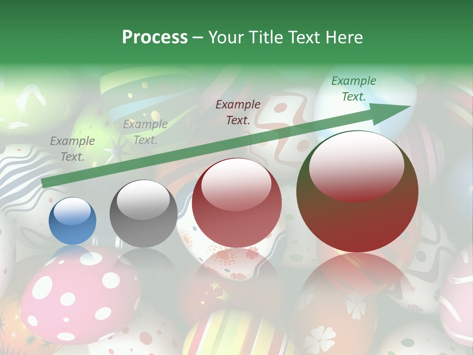 Digitally Generated Image Horizontal Easter PowerPoint Template