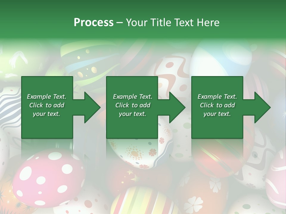 Digitally Generated Image Horizontal Easter PowerPoint Template