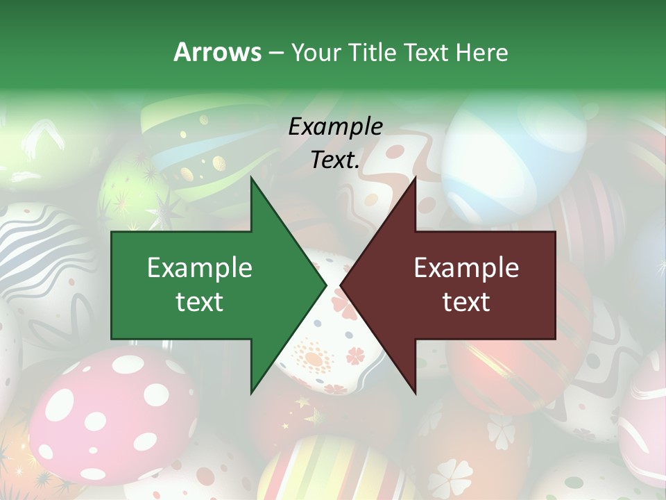 Digitally Generated Image Horizontal Easter PowerPoint Template