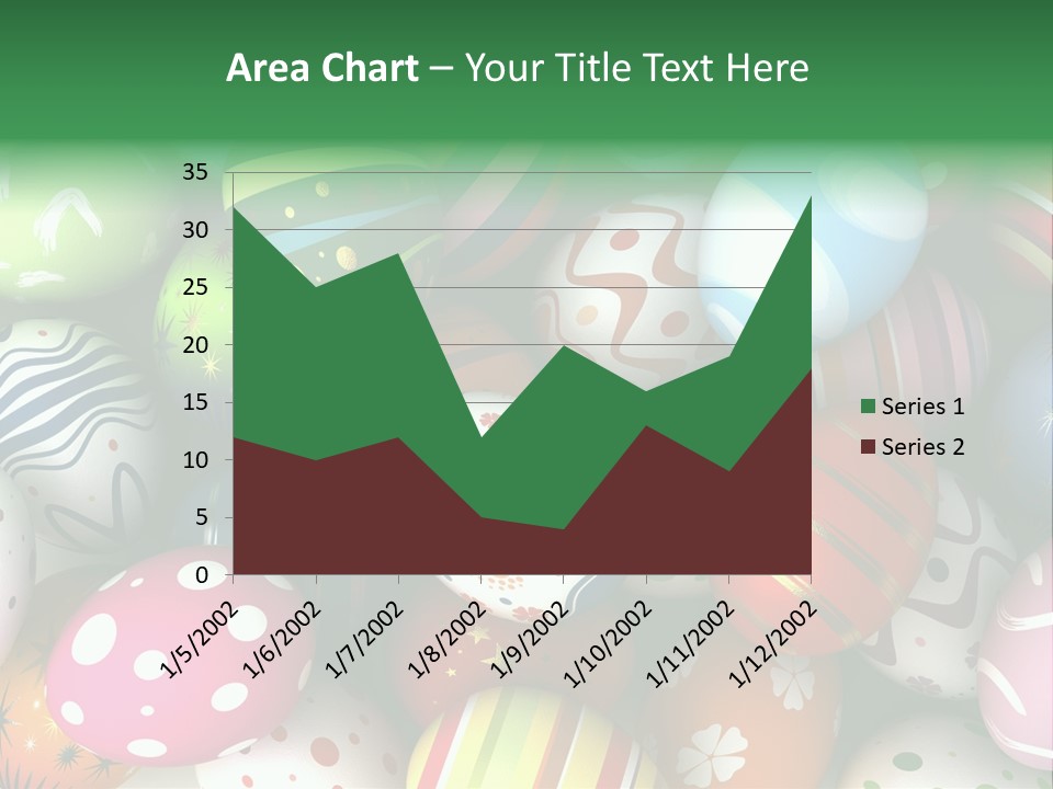 Digitally Generated Image Horizontal Easter PowerPoint Template
