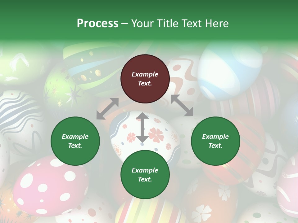 Digitally Generated Image Horizontal Easter PowerPoint Template