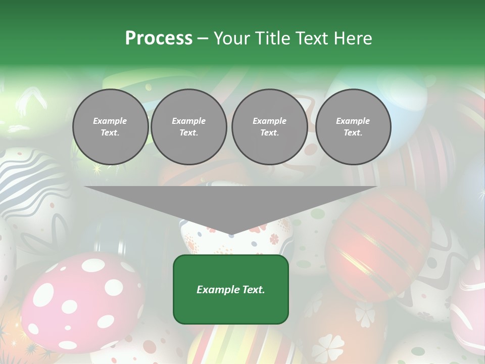 Digitally Generated Image Horizontal Easter PowerPoint Template