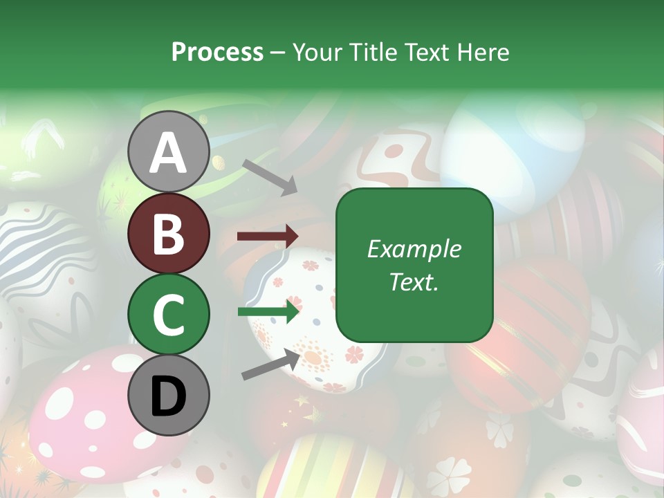 Digitally Generated Image Horizontal Easter PowerPoint Template