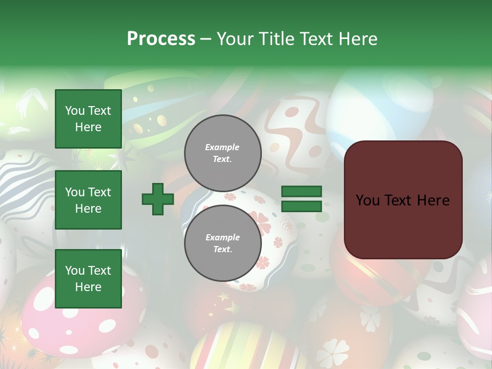 Digitally Generated Image Horizontal Easter PowerPoint Template