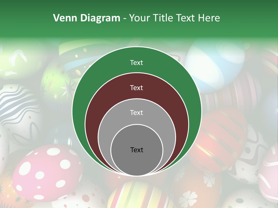 Digitally Generated Image Horizontal Easter PowerPoint Template