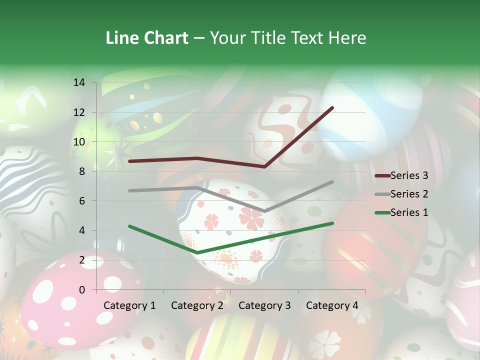 Digitally Generated Image Horizontal Easter PowerPoint Template