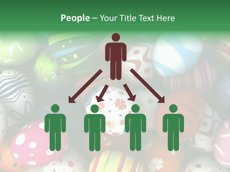 Digitally Generated Image Horizontal Easter PowerPoint Template