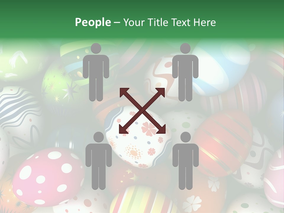 Digitally Generated Image Horizontal Easter PowerPoint Template