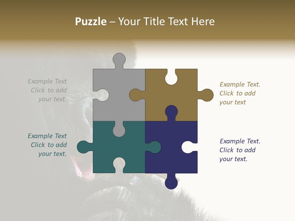 Bird Humanlike Love PowerPoint Template