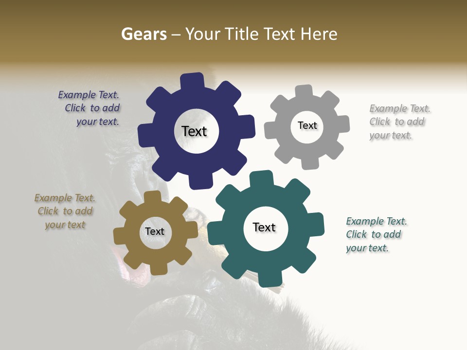 Bird Humanlike Love PowerPoint Template