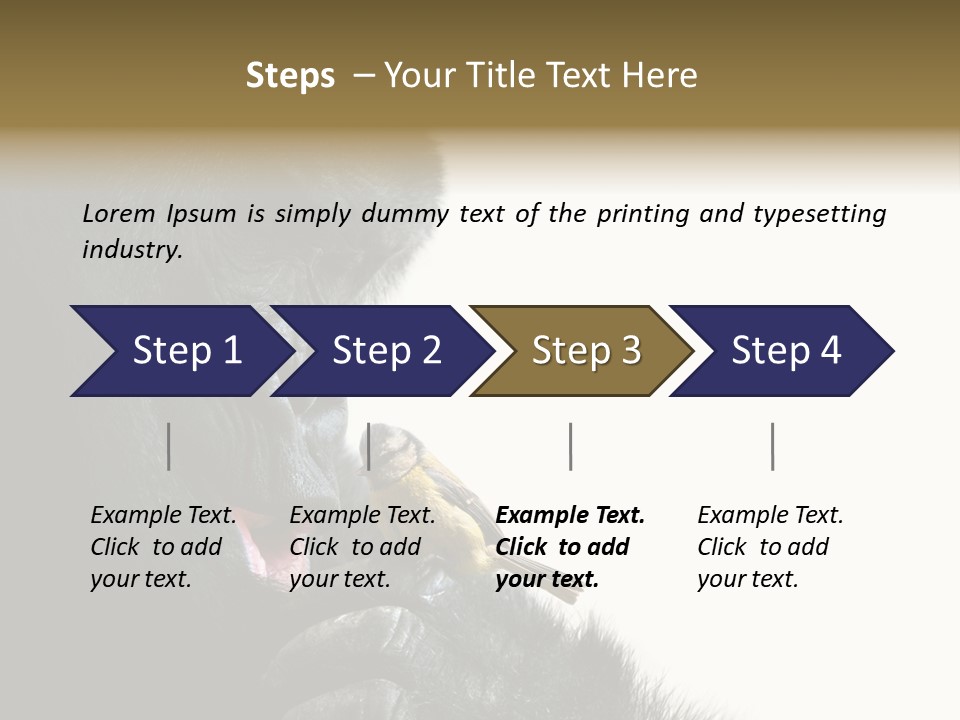Bird Humanlike Love PowerPoint Template