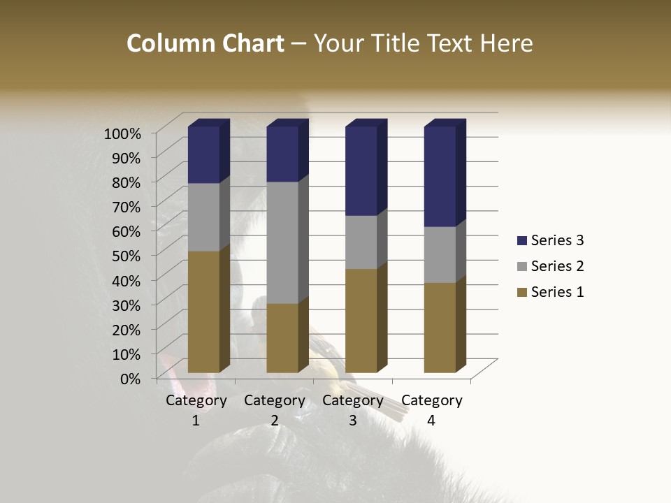 Bird Humanlike Love PowerPoint Template