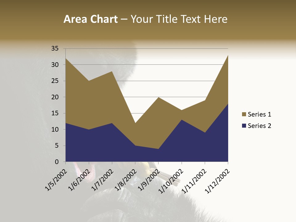 Bird Humanlike Love PowerPoint Template