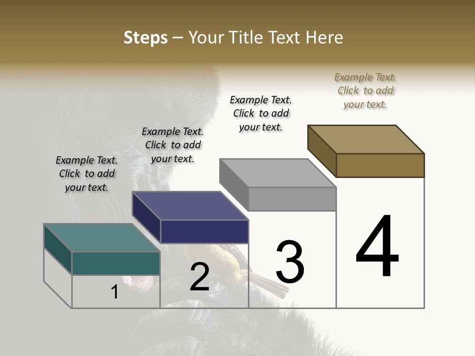 Bird Humanlike Love PowerPoint Template