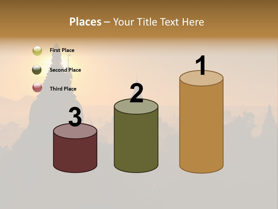 Shrine Landscape Famous PowerPoint Template