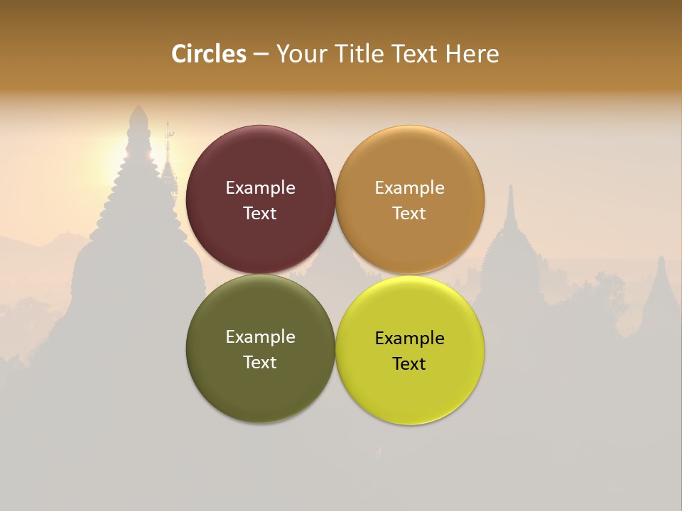 Shrine Landscape Famous PowerPoint Template