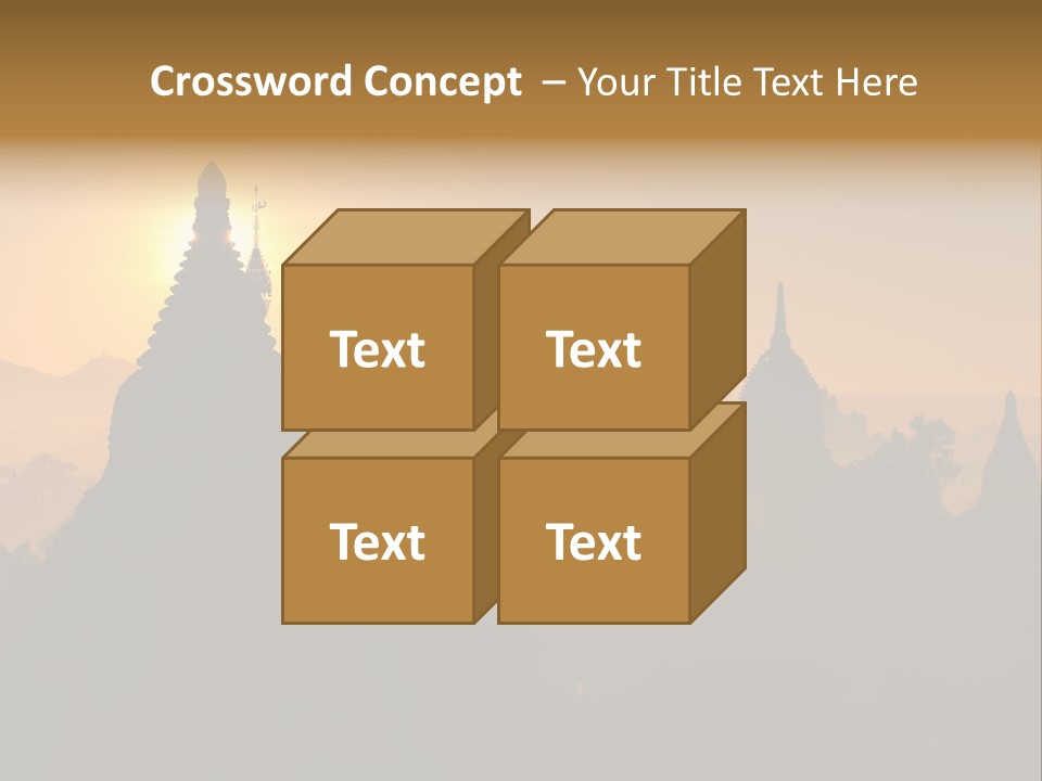 Shrine Landscape Famous PowerPoint Template