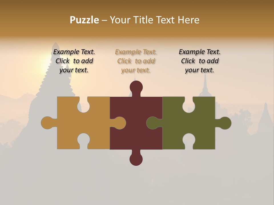 Shrine Landscape Famous PowerPoint Template