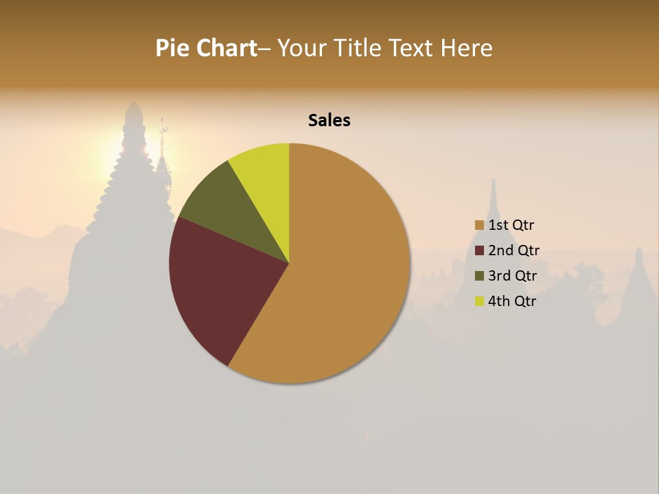 Shrine Landscape Famous PowerPoint Template