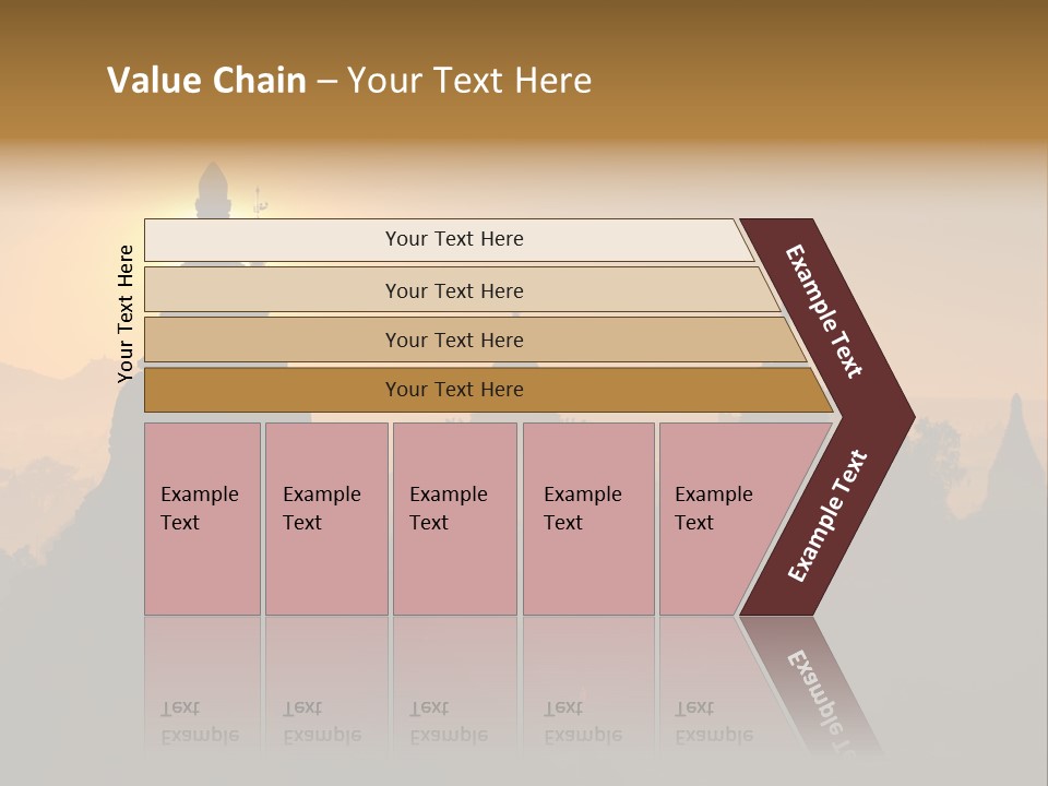 Shrine Landscape Famous PowerPoint Template