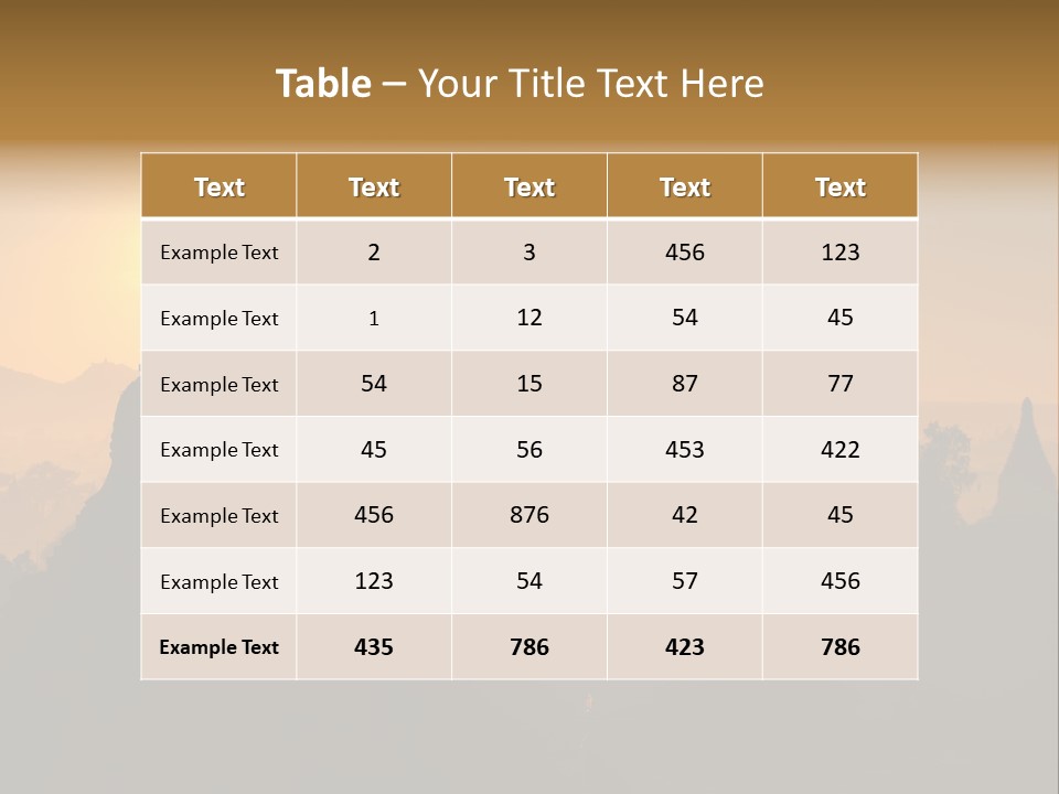 Shrine Landscape Famous PowerPoint Template