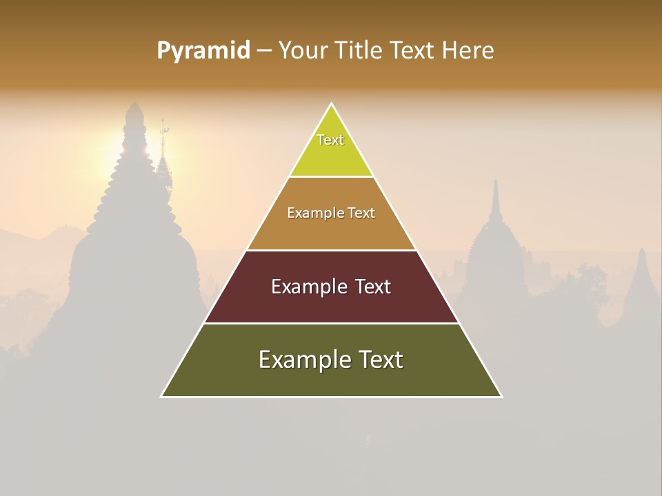 Shrine Landscape Famous PowerPoint Template